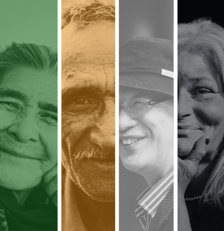 A green speech bubble shape has with three yellow, crumpled paper balls, on a background over overlapping yellow note pad pages